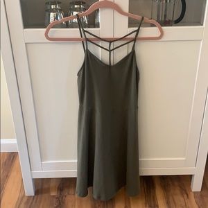 Express olive dress